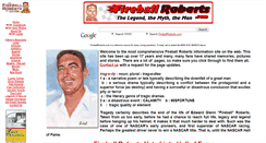 Desktop Screenshot of fireballroberts.com