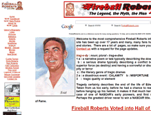 Tablet Screenshot of fireballroberts.com